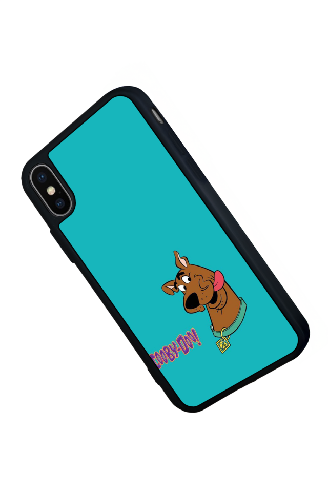 iPhone X/ XS Uyumlu Scooby Doo Tasarımlı Glossy Premium Kılıf