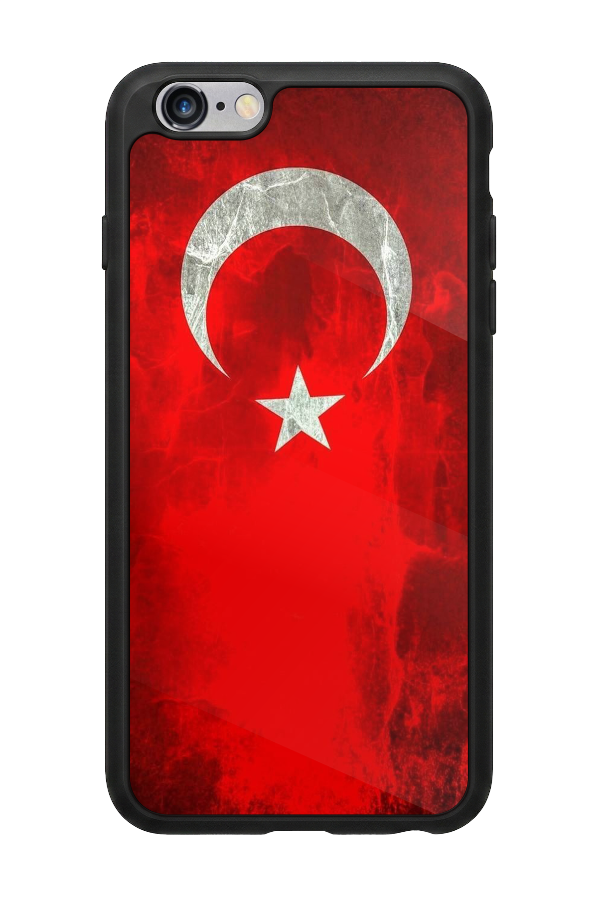 iPhone 6 Plus Uyumlu Türk Bayragi Tasarımlı Glossy Premium Kılıf
