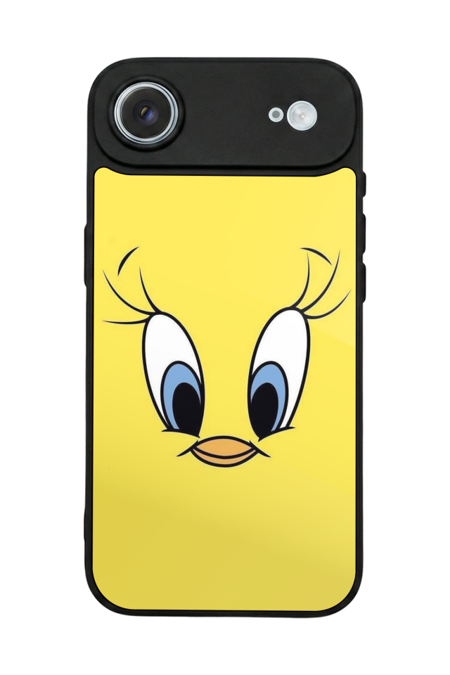 iPhone 17 Air Uyumlu Tweety Tasarımlı Glossy Premium Kılıf