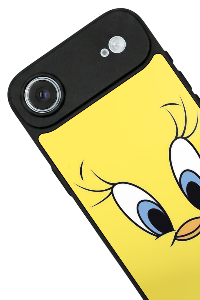 iPhone 17 Air Uyumlu Tweety Tasarımlı Glossy Premium Kılıf