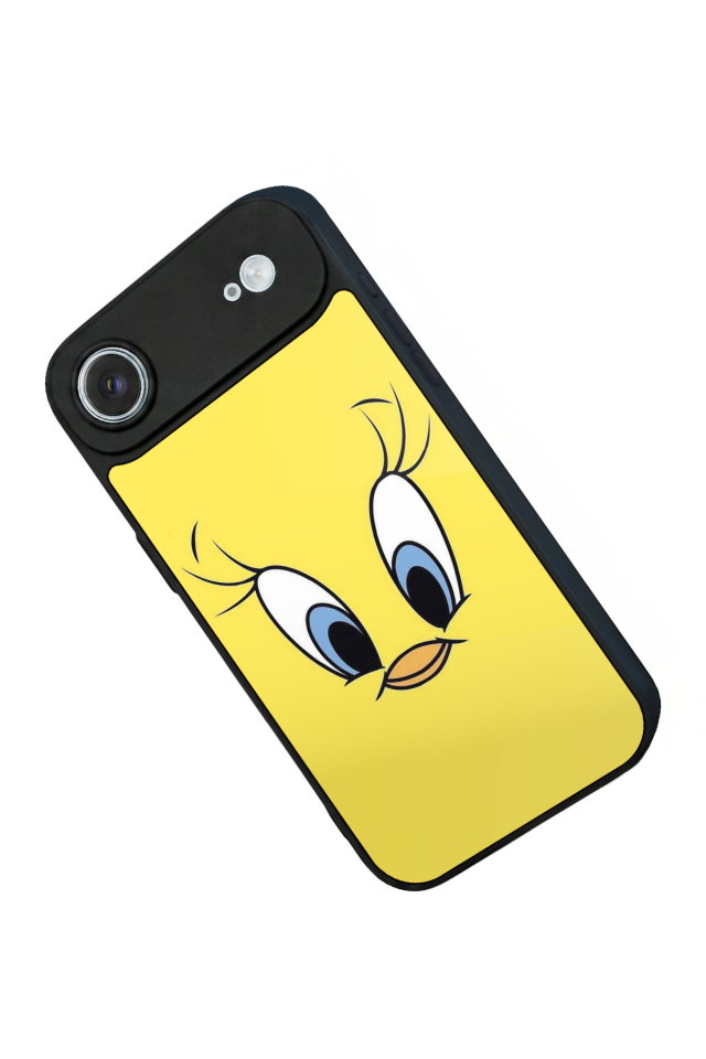 iPhone 17 Air Uyumlu Tweety Tasarımlı Glossy Premium Kılıf