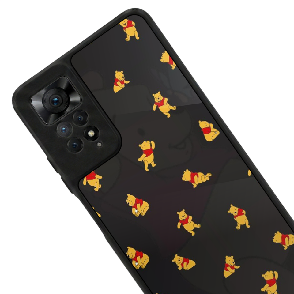 Xiaomi Redmi Note 11 Pro Uyumlu Winnie Tasarımlı Glossy Premium Kılıf
