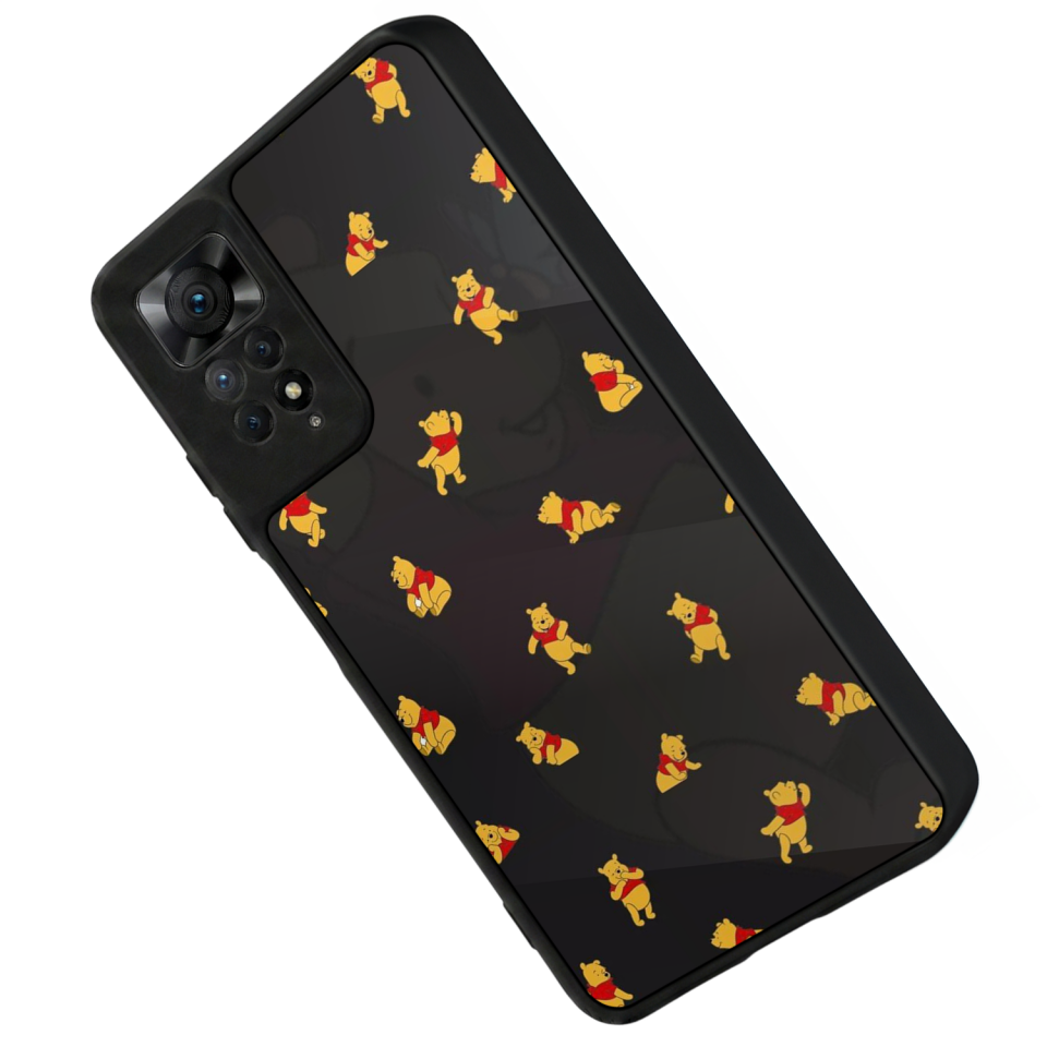 Xiaomi Redmi Note 11 Pro Uyumlu Winnie Tasarımlı Glossy Premium Kılıf
