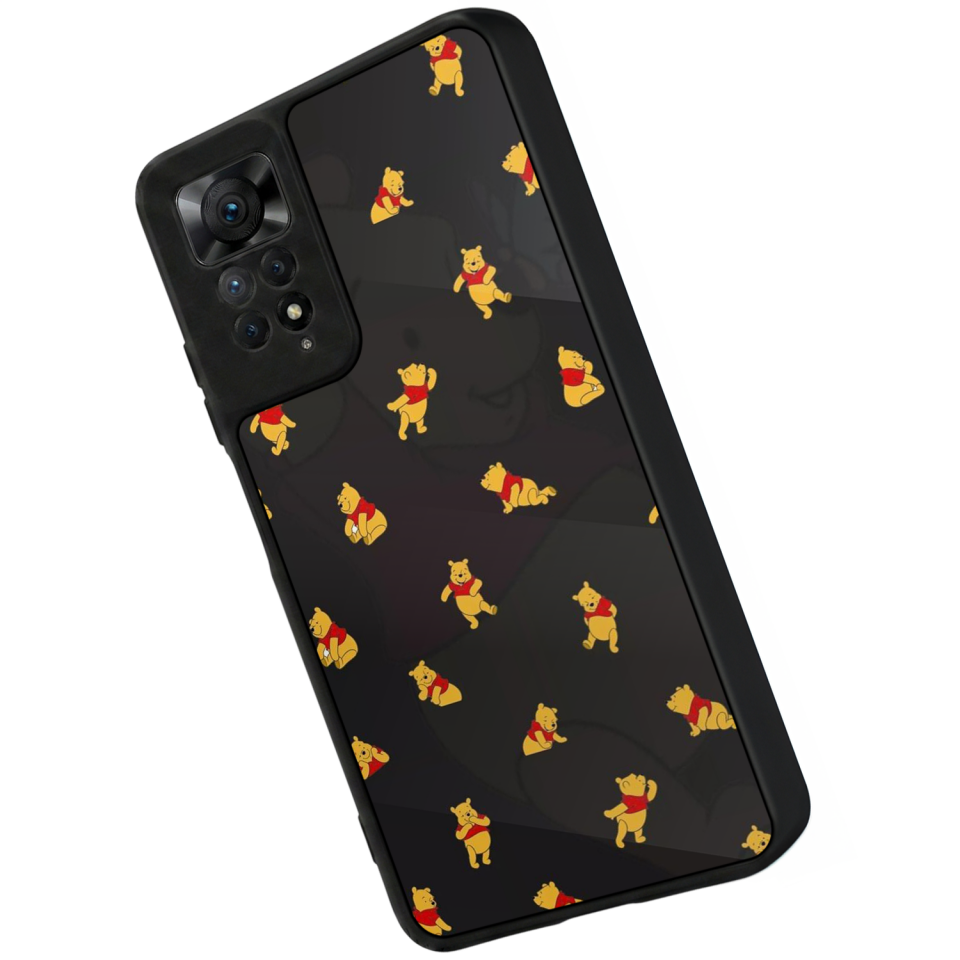 Xiaomi Redmi Note 11 Pro Uyumlu Winnie Tasarımlı Glossy Premium Kılıf