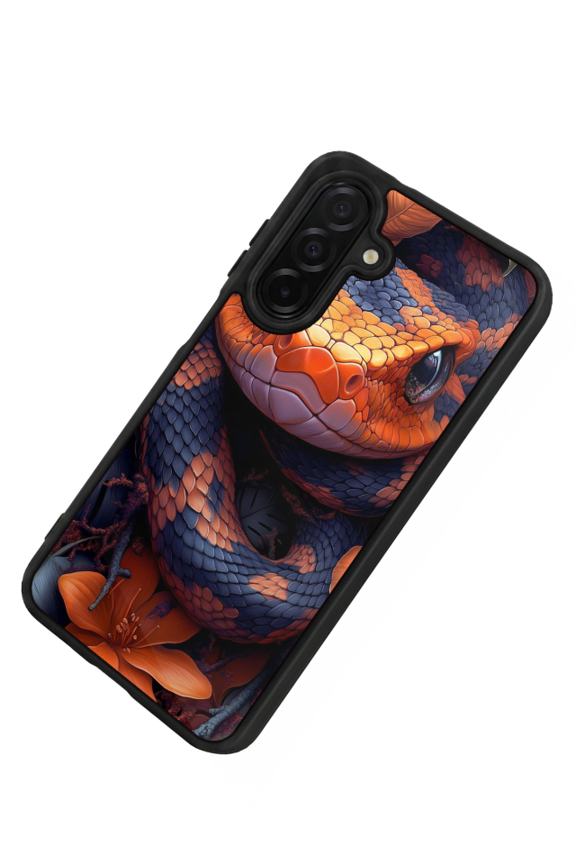 Samsung Galaxy A56 Uyumlu Yılan Tasarımlı Glossy Premium Kılıf