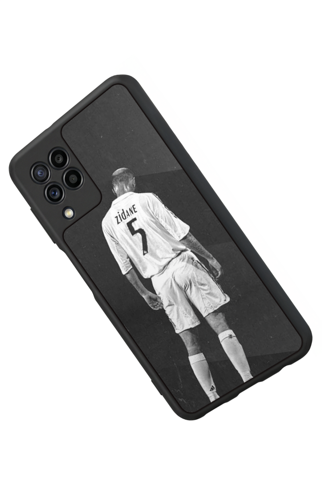 Samsung Galaxy M32 Uyumlu Zidane Tasarımlı Glossy Premium Kılıf