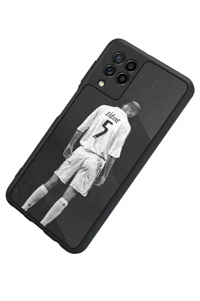 Samsung Galaxy M32 Uyumlu Zidane Tasarımlı Glossy Premium Kılıf