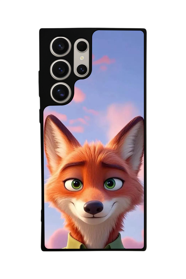 Samsung Galaxy S22 Ultra Uyumlu Zootropolis Tasarımlı Glossy Premium Kılıf