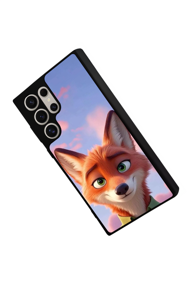 Samsung Galaxy S22 Ultra Uyumlu Zootropolis Tasarımlı Glossy Premium Kılıf