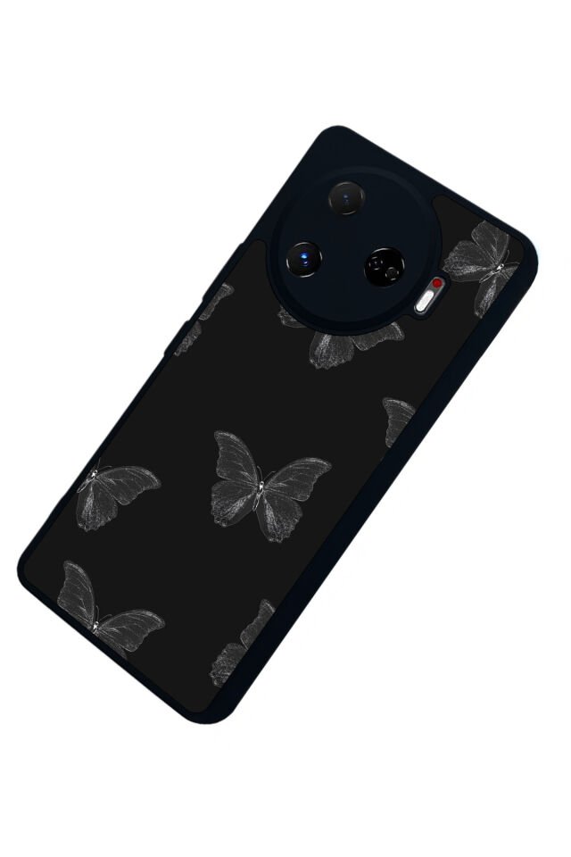 Tecno Camon 30 Pro Uyumlu Kelebek Tasarımlı Glossy Premium Kılıf