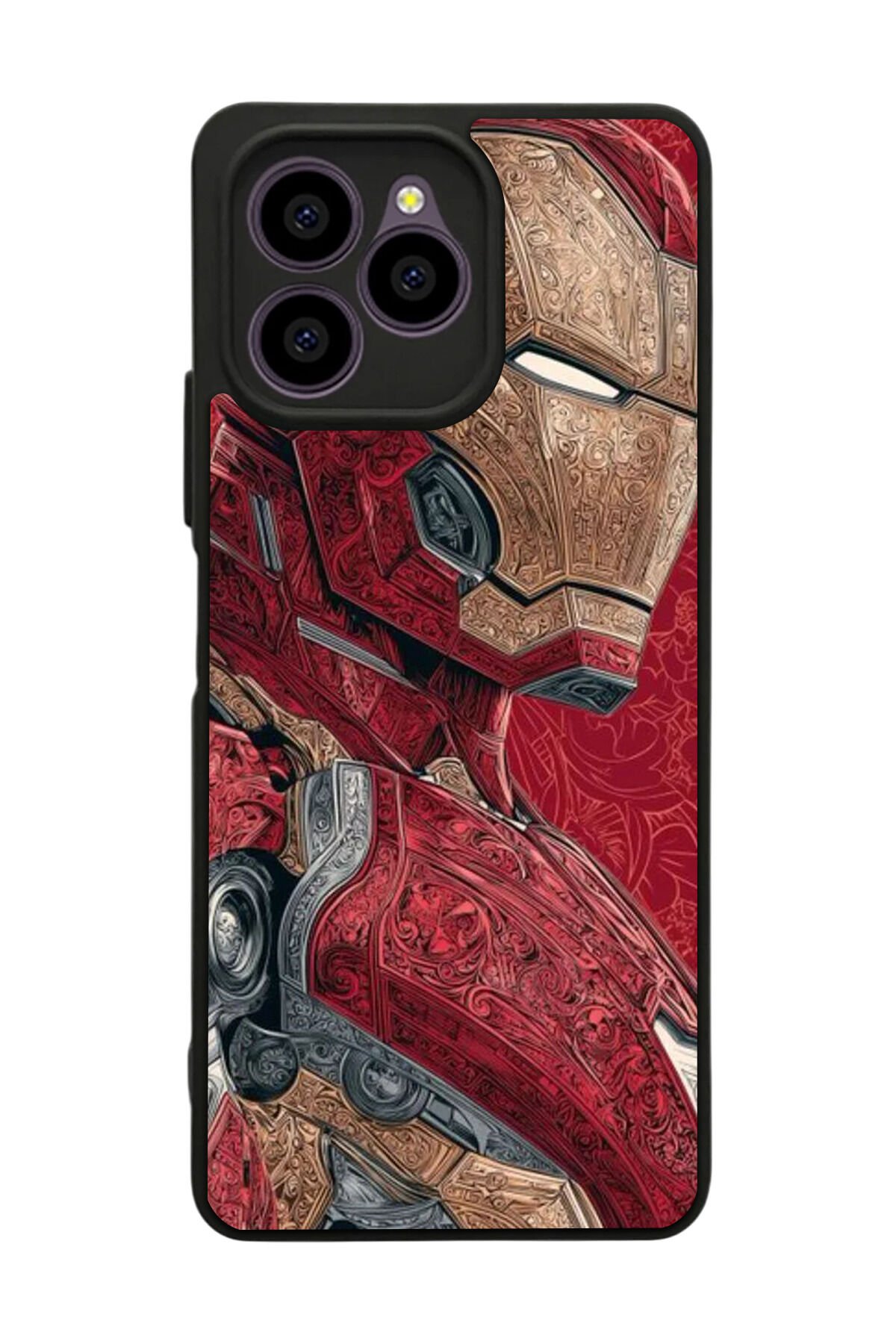 Omix X6 Uyumlu Iron Man ( Demir Adam ) Tasarımlı Glossy Premium Kılıf