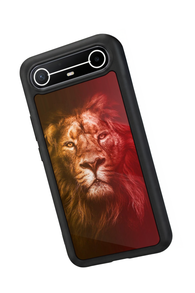 Tecno Spark Slim 5G Uyumlu Aslan Tasarımlı Glossy Premium Kılıf