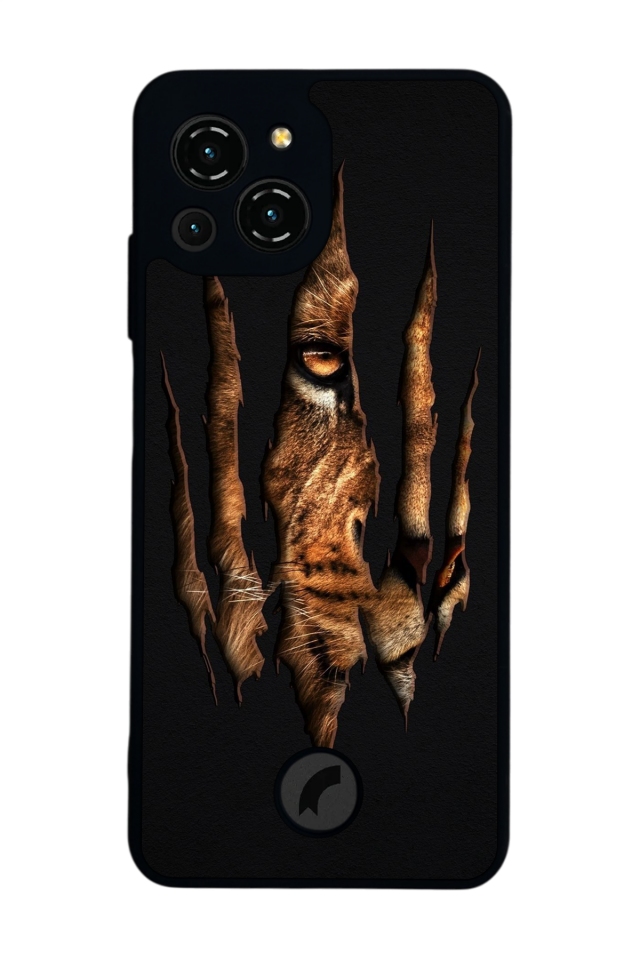 Reeder S23 Pro Max Uyumlu Aslan Tasarımlı Glossy Premium Kılıf