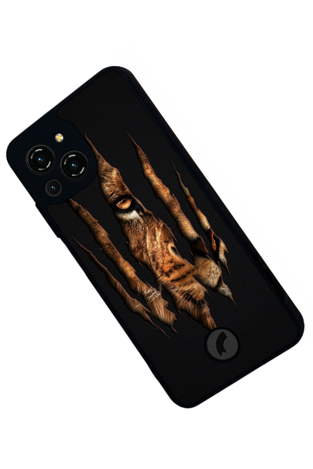 Reeder S23 Pro Max Uyumlu Aslan Tasarımlı Glossy Premium Kılıf