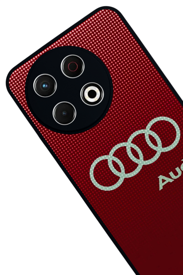 Tecno Spark 30 Pro Uyumlu Audi Tasarımlı Glossy Premium Kılıf