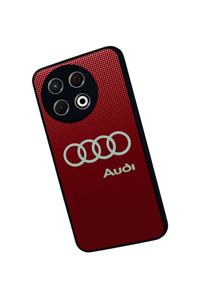 Tecno Spark 30 Pro Uyumlu Audi Tasarımlı Glossy Premium Kılıf