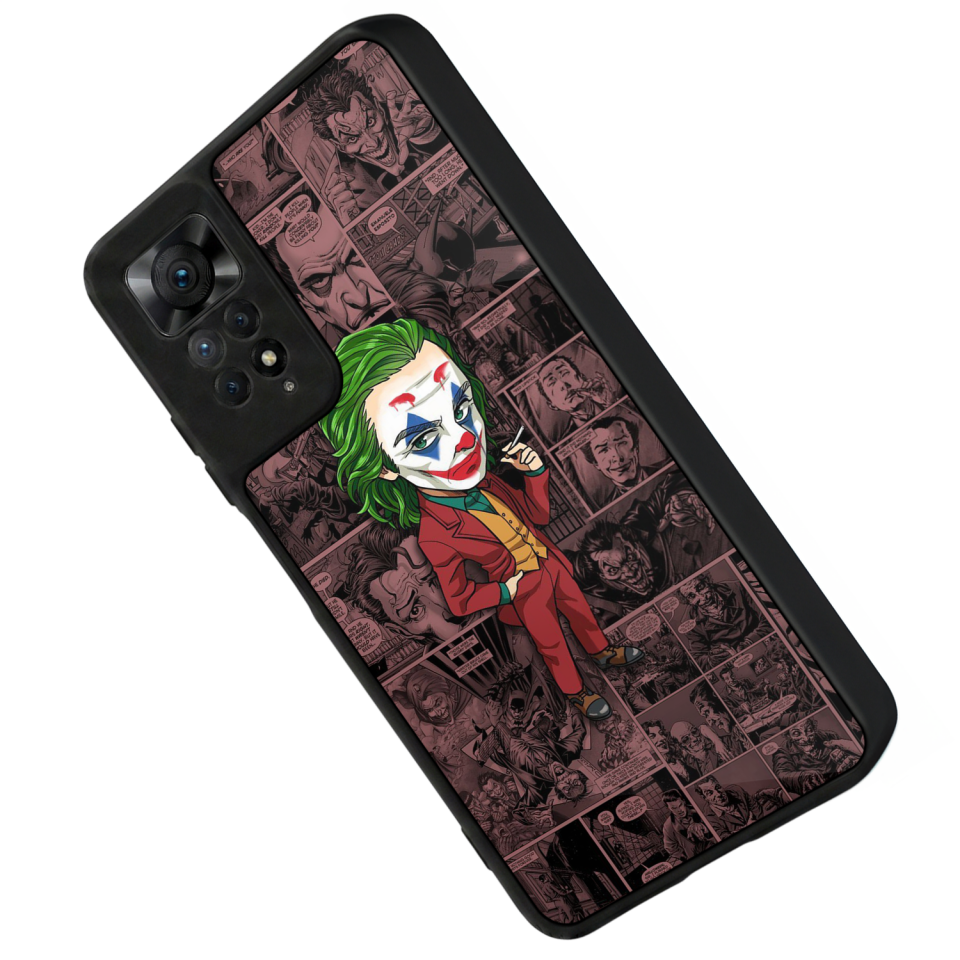 Xiaomi Redmi Note 12 Pro Uyumlu Joker Tasarımlı Glossy Premium Kılıf