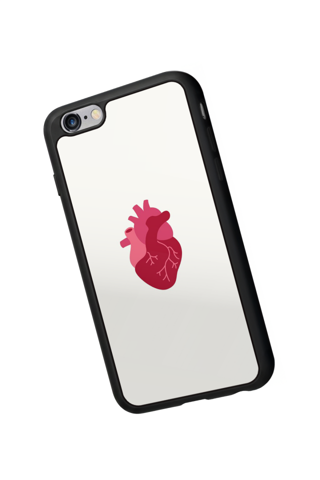 iPhone 6s Plus Uyumlu Kalp Love Tasarımlı Glossy Premium Kılıf