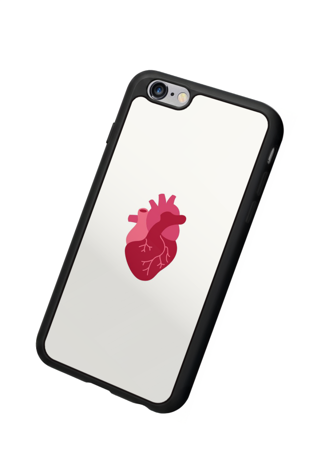 iPhone 6s Plus Uyumlu Kalp Love Tasarımlı Glossy Premium Kılıf