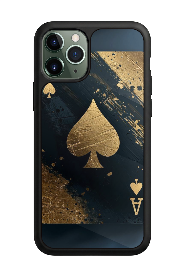 iPhone 11 Pro Uyumlu Kart Tasarımlı Glossy Premium Kılıf