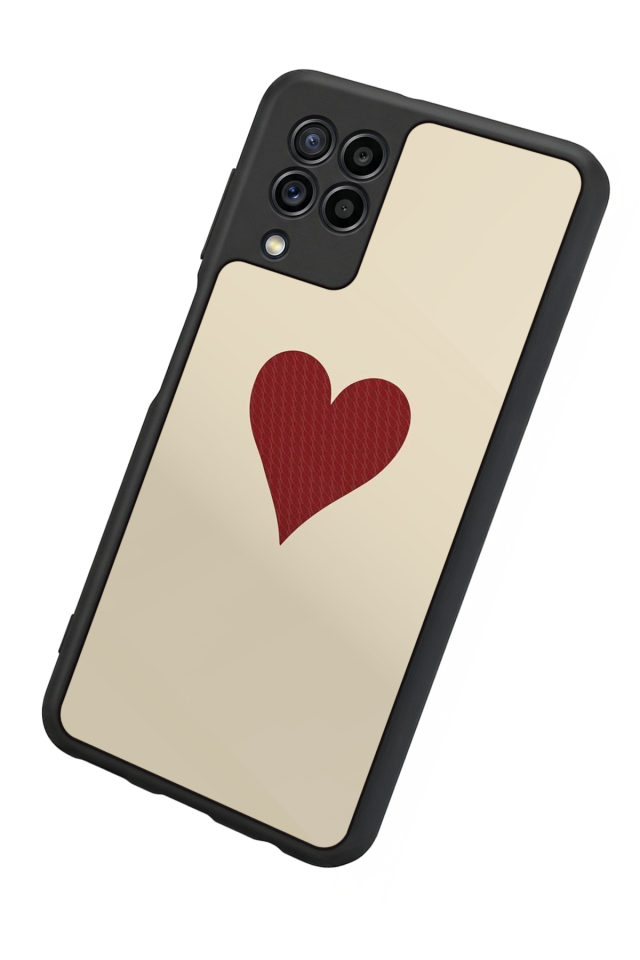 Samsung Galaxy M22 Uyumlu Kart Tasarımlı Glossy Premium Kılıf