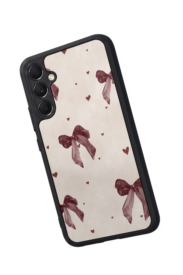 Samsung Galaxy M34 Uyumlu Kurdele Tasarımlı Glossy Premium Kılıf