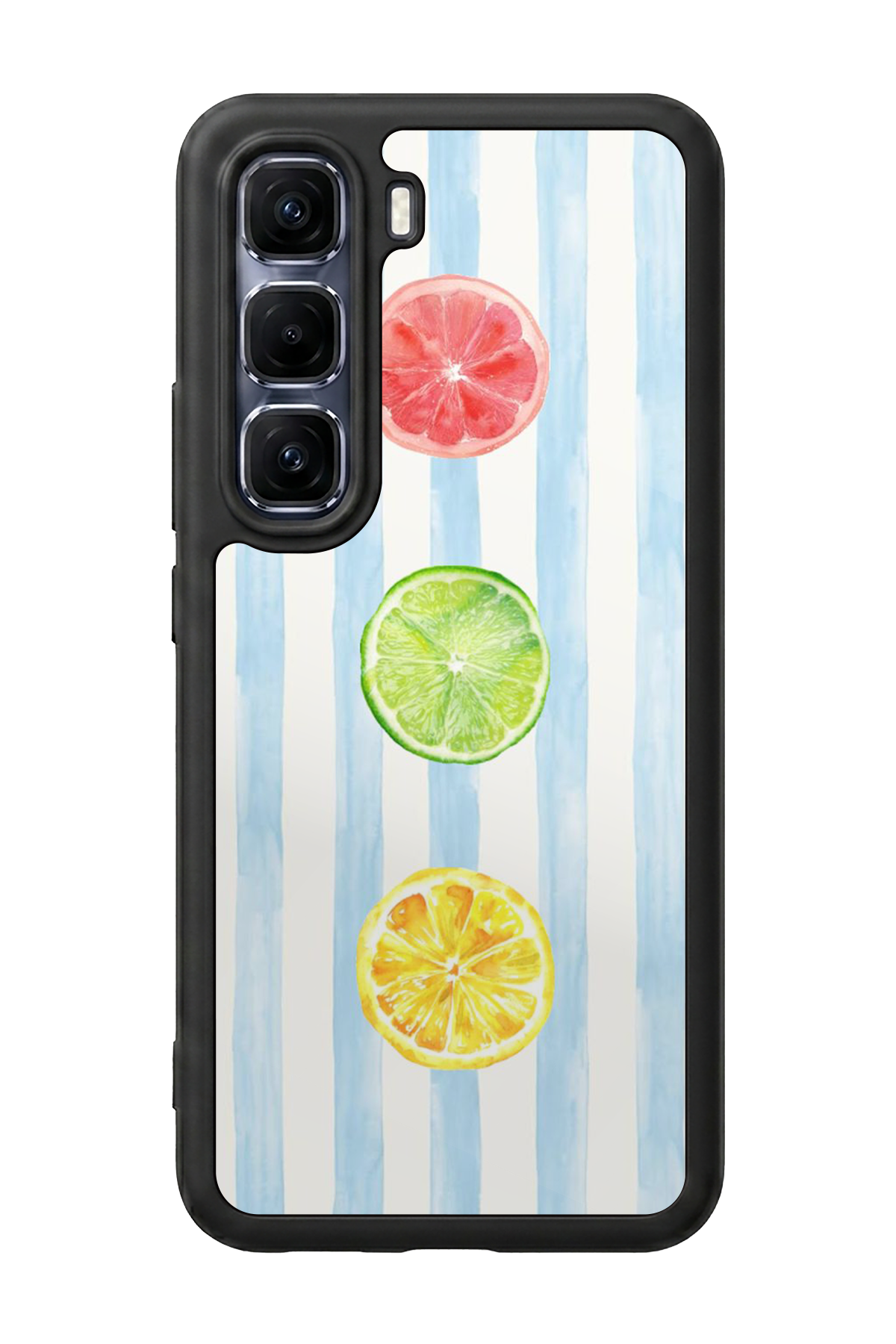Infinix Hot 60 Pro Plus Uyumlu Limon Tasarımlı Glossy Premium Kılıf