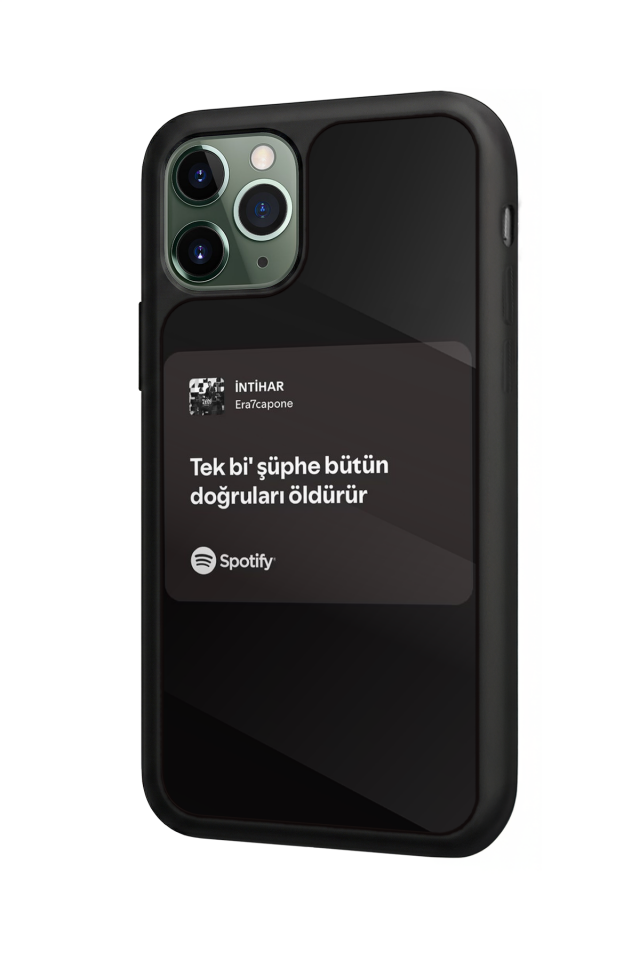 iPhone 11 Pro Max Uyumlu Sarki Sozleri Tasarımlı Glossy Premium Kılıf