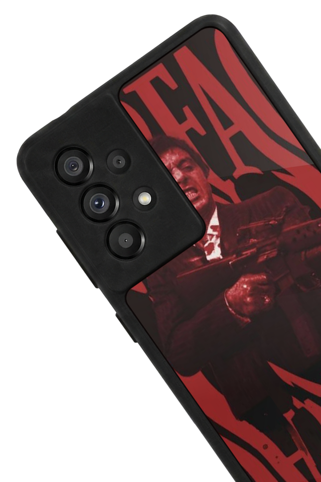 Samsung Galaxy A73 Uyumlu Scarface Tasarımlı Glossy Premium Kılıf
