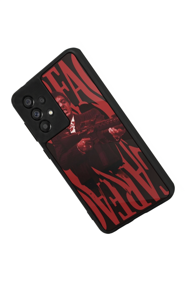 Samsung Galaxy A73 Uyumlu Scarface Tasarımlı Glossy Premium Kılıf