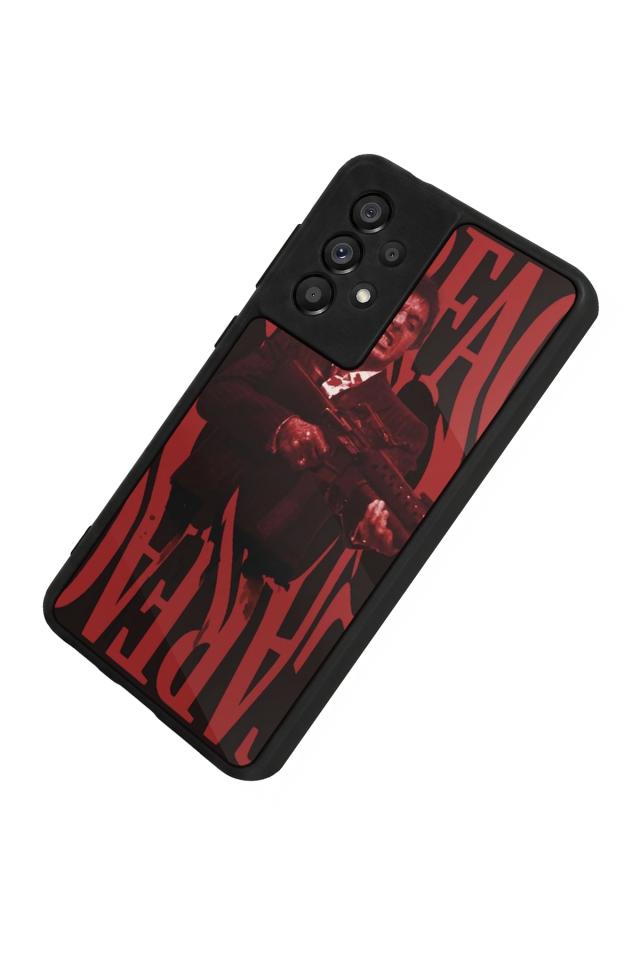 Samsung Galaxy A73 Uyumlu Scarface Tasarımlı Glossy Premium Kılıf