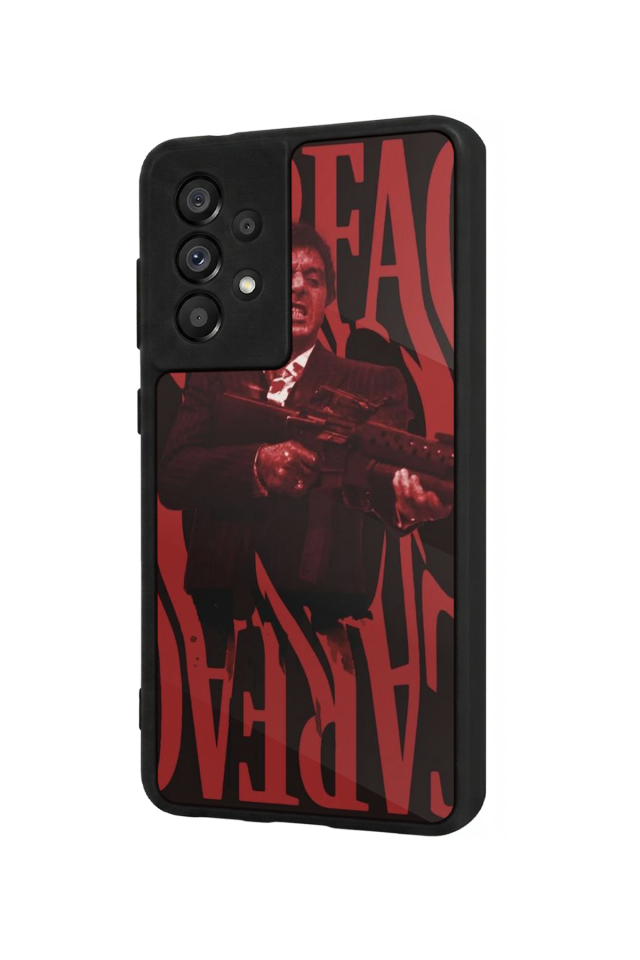 Samsung Galaxy A73 Uyumlu Scarface Tasarımlı Glossy Premium Kılıf