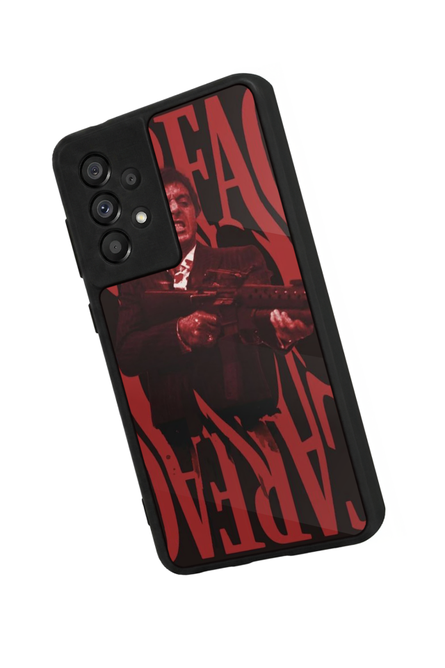 Samsung Galaxy A73 Uyumlu Scarface Tasarımlı Glossy Premium Kılıf