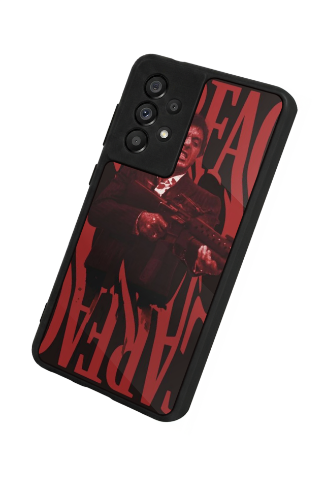 Samsung Galaxy A73 Uyumlu Scarface Tasarımlı Glossy Premium Kılıf