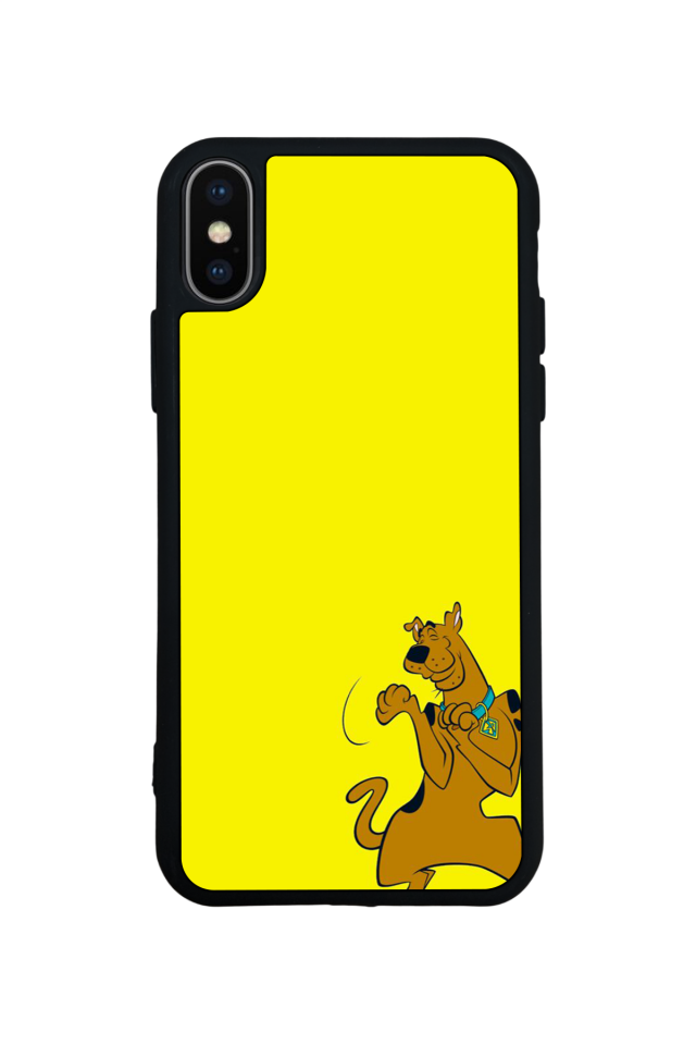 iPhone X/ XS Uyumlu Scooby Doo Tasarımlı Glossy Premium Kılıf