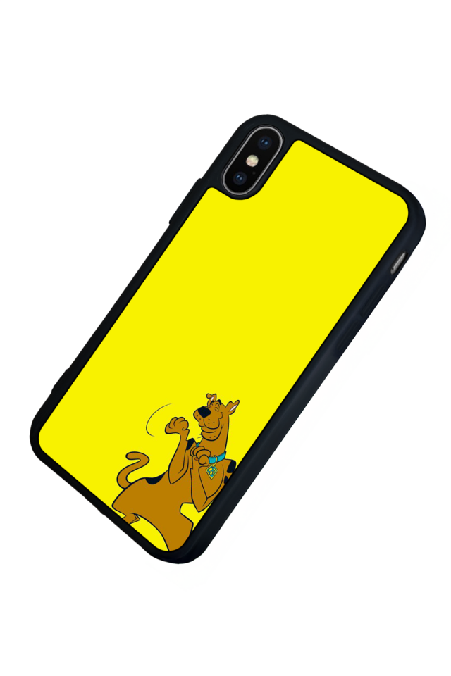 iPhone X/ XS Uyumlu Scooby Doo Tasarımlı Glossy Premium Kılıf