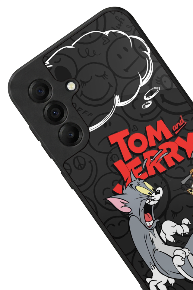 Samsung Galaxy A17 Uyumlu Tom And Jerry Tasarımlı Glossy Premium Kılıf