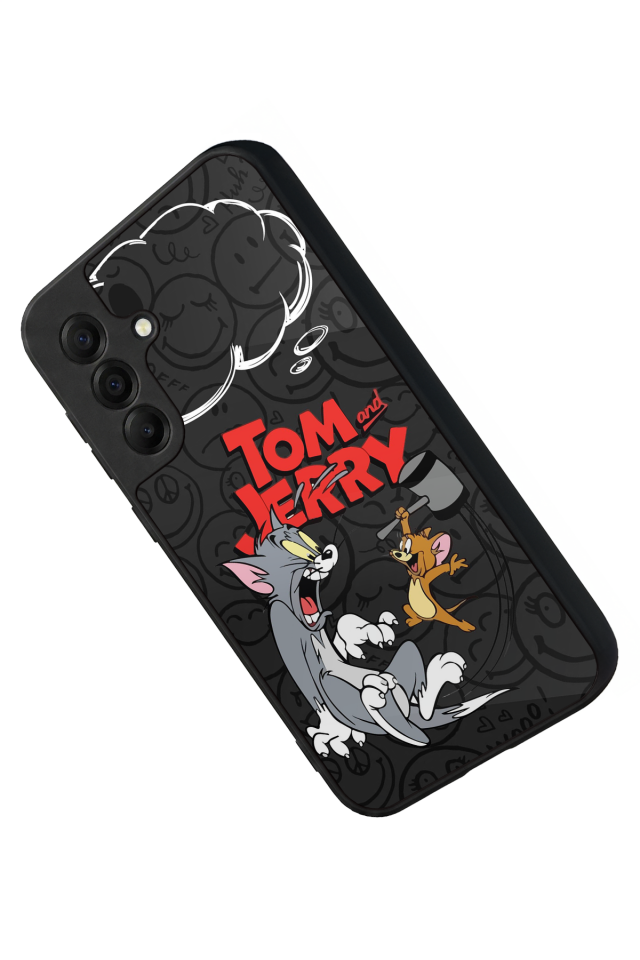 Samsung Galaxy A17 Uyumlu Tom And Jerry Tasarımlı Glossy Premium Kılıf