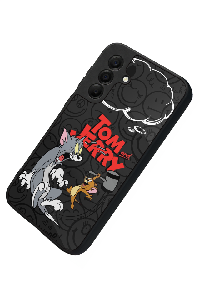 Samsung Galaxy A17 Uyumlu Tom And Jerry Tasarımlı Glossy Premium Kılıf