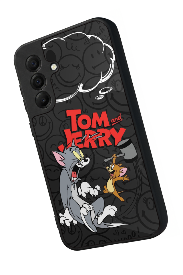 Samsung Galaxy A17 Uyumlu Tom And Jerry Tasarımlı Glossy Premium Kılıf