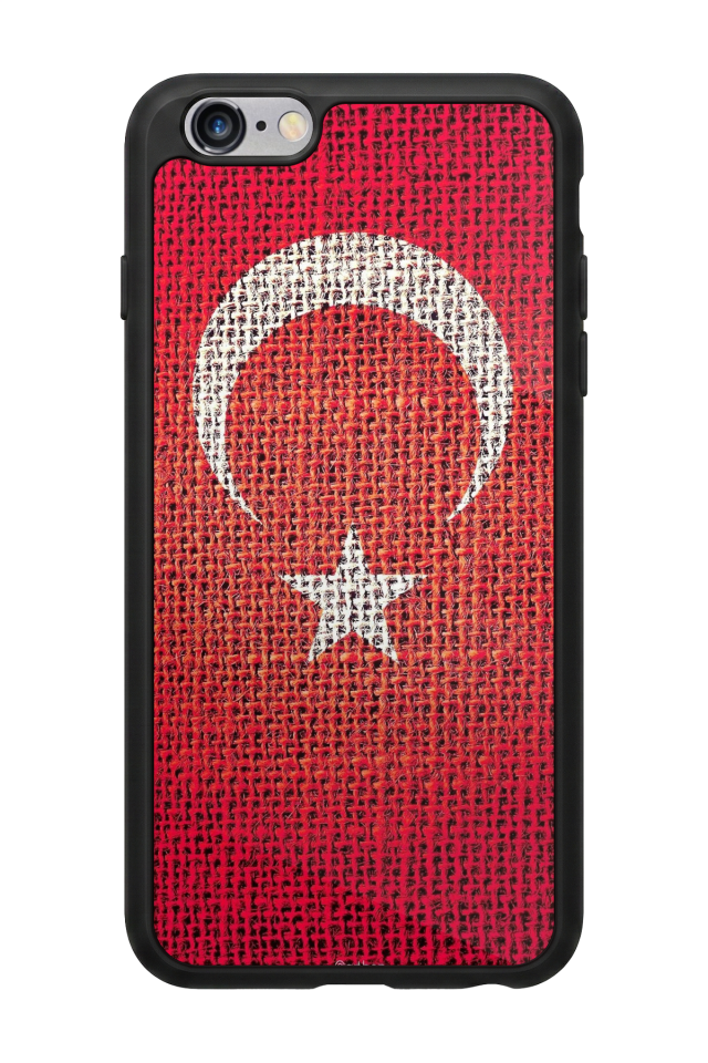 iPhone 6 Plus Uyumlu Türk Bayragi Tasarımlı Glossy Premium Kılıf