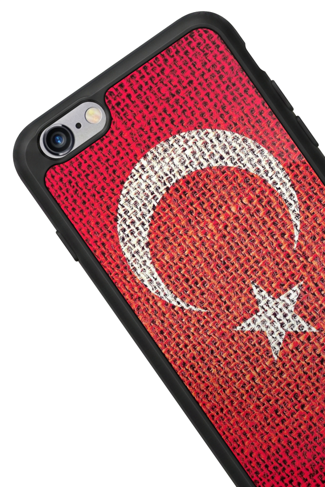 iPhone 6 Plus Uyumlu Türk Bayragi Tasarımlı Glossy Premium Kılıf