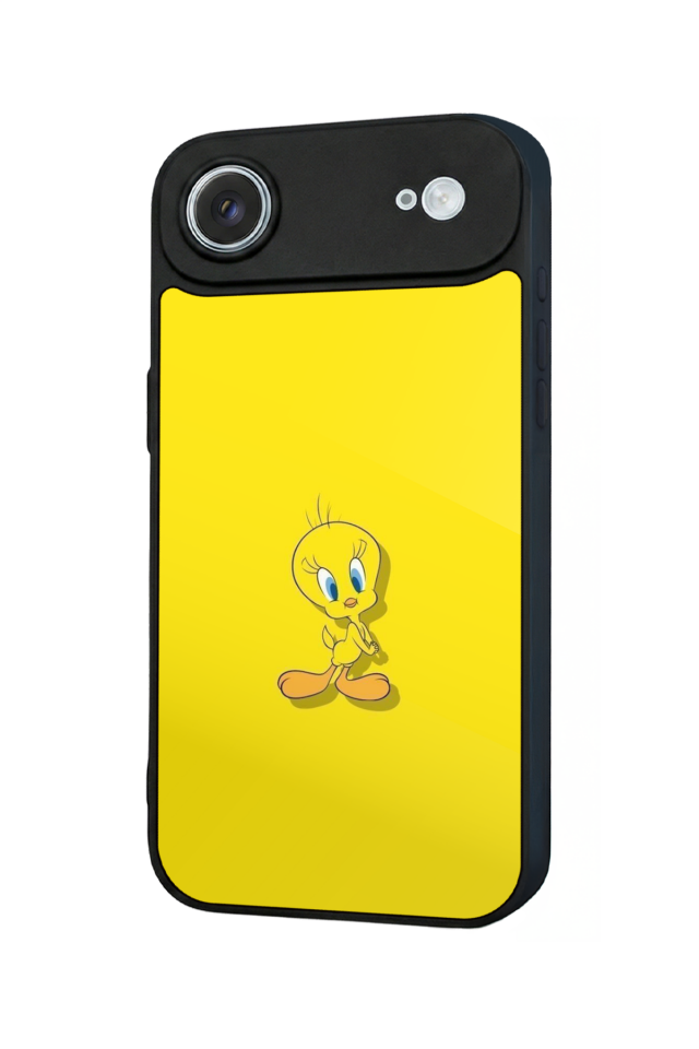 iPhone 17 Air Uyumlu Tweety Tasarımlı Glossy Premium Kılıf