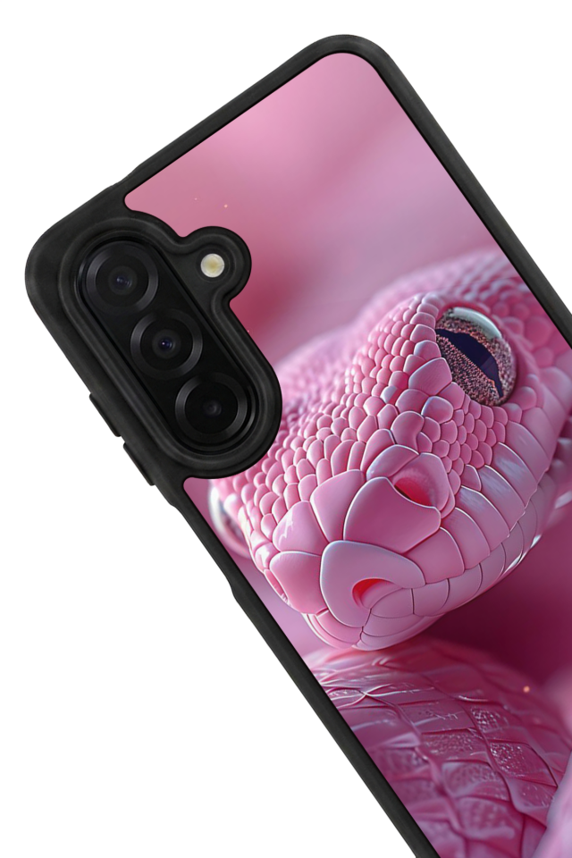 Samsung Galaxy A56 Uyumlu Yılan Tasarımlı Glossy Premium Kılıf