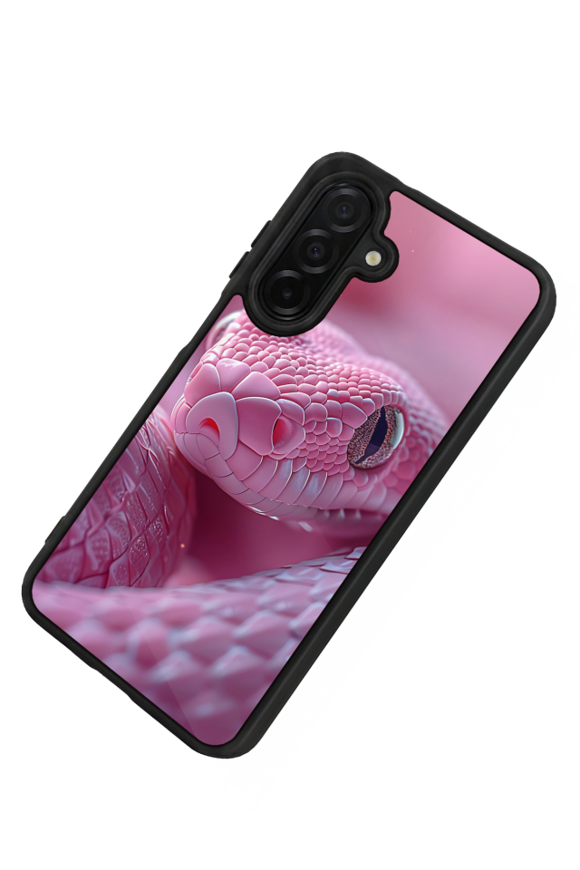 Samsung Galaxy A56 Uyumlu Yılan Tasarımlı Glossy Premium Kılıf