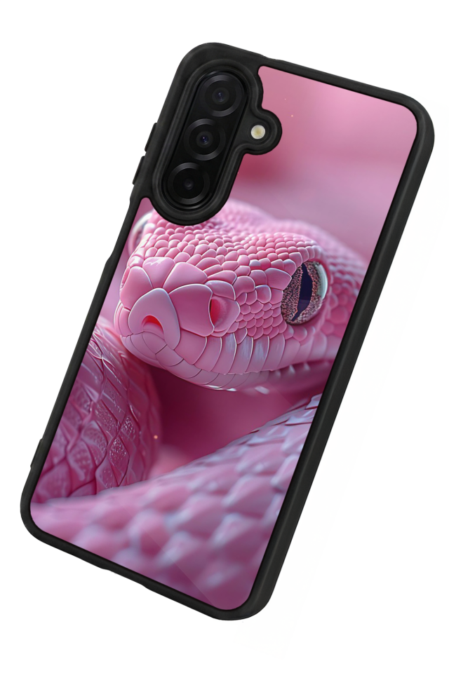 Samsung Galaxy A56 Uyumlu Yılan Tasarımlı Glossy Premium Kılıf