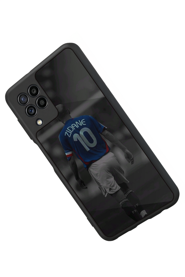Samsung Galaxy M32 Uyumlu Zidane Tasarımlı Glossy Premium Kılıf