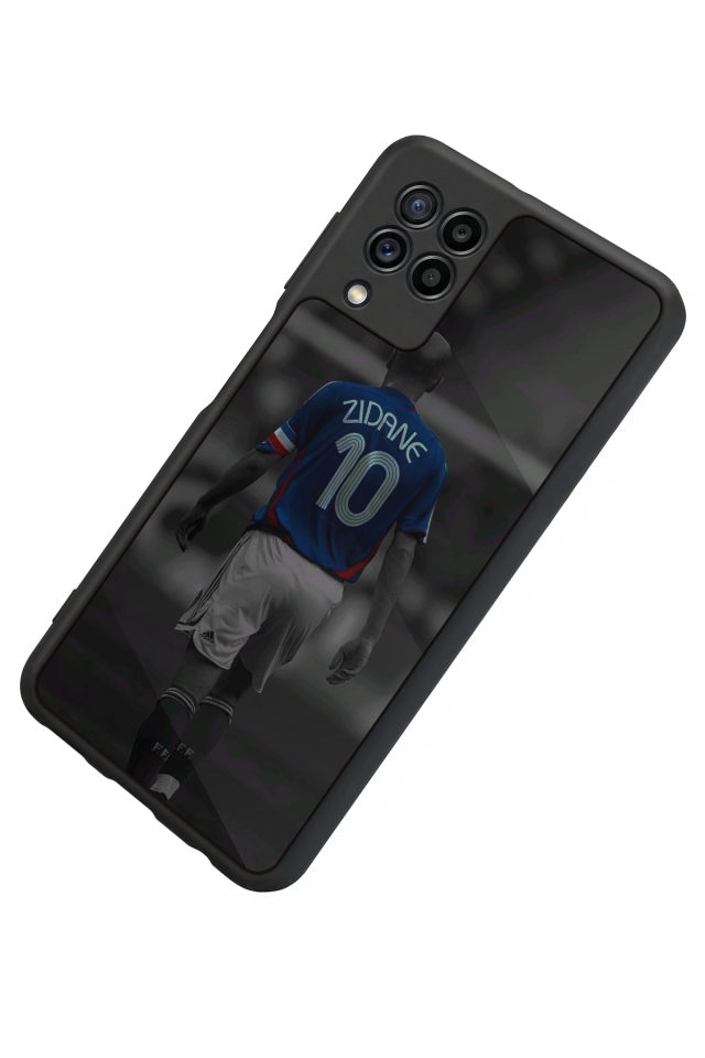Samsung Galaxy M32 Uyumlu Zidane Tasarımlı Glossy Premium Kılıf