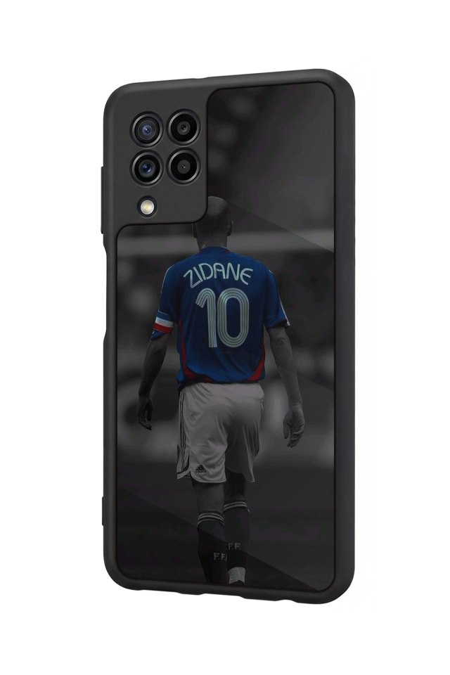Samsung Galaxy M32 Uyumlu Zidane Tasarımlı Glossy Premium Kılıf