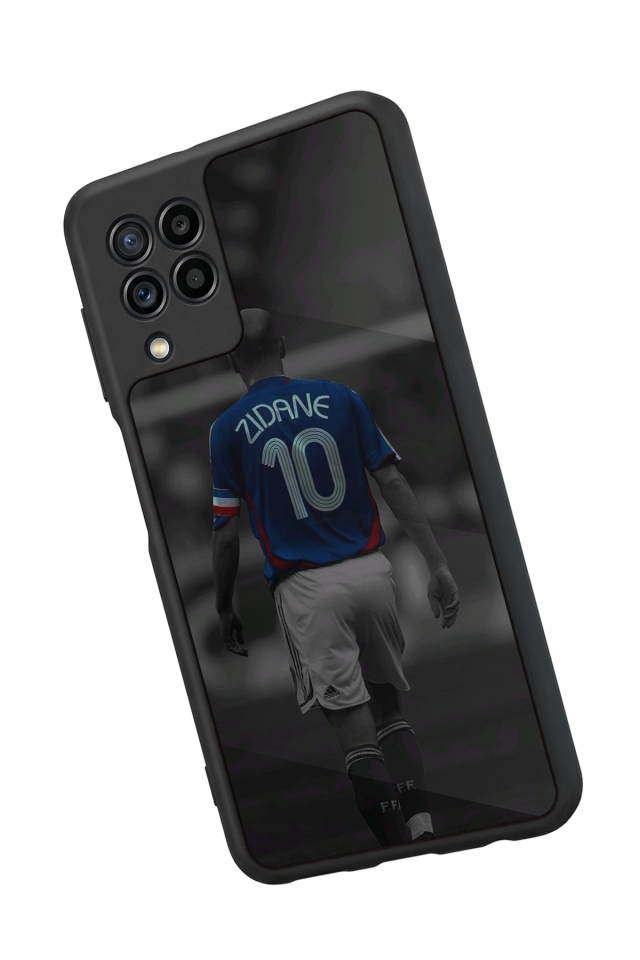 Samsung Galaxy M32 Uyumlu Zidane Tasarımlı Glossy Premium Kılıf